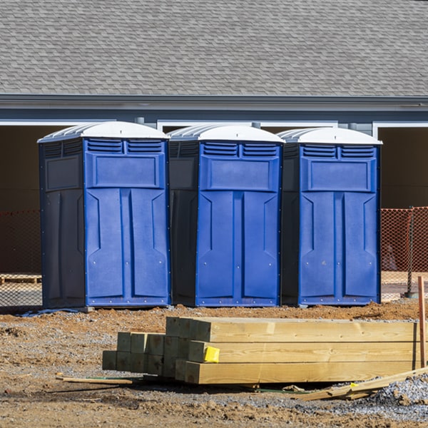 what is the maximum capacity for a single porta potty in Bladen